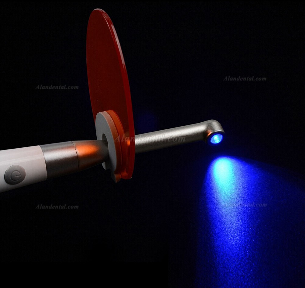 Dental Wireless Cordless Led Curing Light 1 Sec Metal Head Cure Lamp 1400mw/cm2 